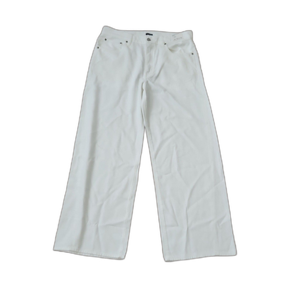 NWT J. Crew Summertime Jean, White Denim, Size 30, CU828